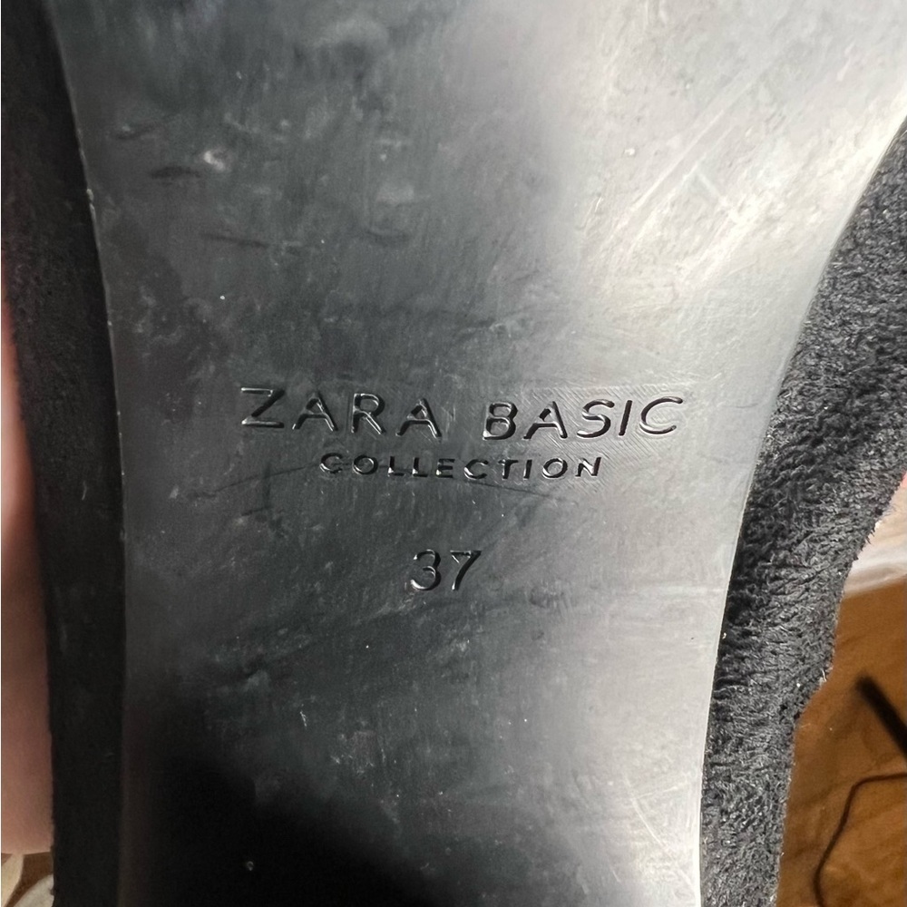 Basic Collection, Zara knee-high faux suede boots. - Picture 13 of 13